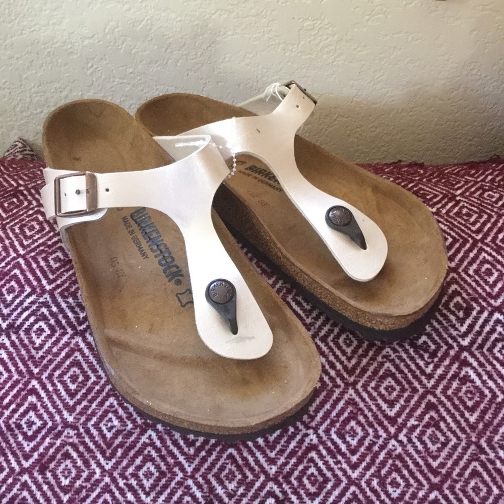 ✨Birkenstock Gizeh 🌿 Antique Lace Pearl 💫